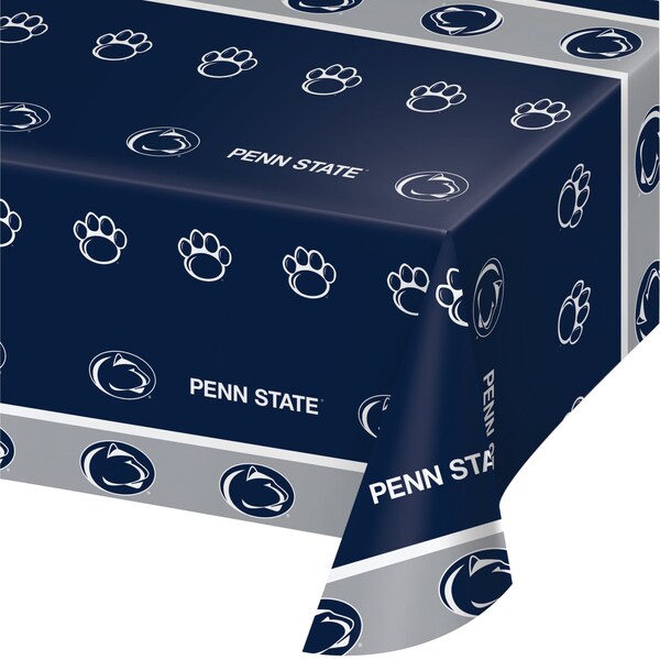 Ncaa 54" x 108" Penn State University Plastic Tablecloth PK12, 12PK 724729 - main